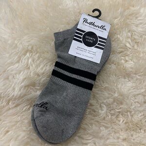 Pantherella Mens socks Light Grey /black Stripe